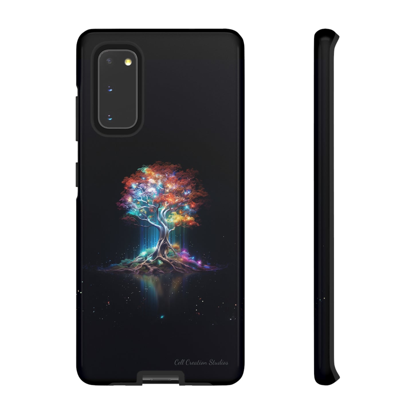 Introducing the "Vibrant Glow Tree" Cell Phone Case – Radiate Elegance with Nature's Brilliance -Tough Cases