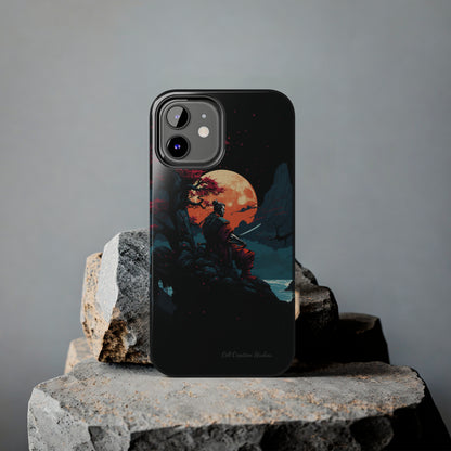 Introducing the "Moonlit Samurai Serenity" Cell Phone Case – Embrace Elegance and Strength -Tough Phone Cases