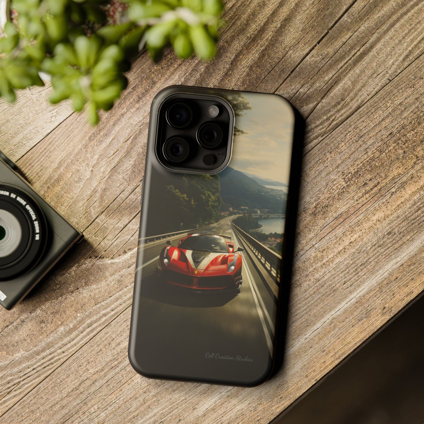 "Tropical Thrill Ferrari Edition" -MagSafe Tough iPhone Cases