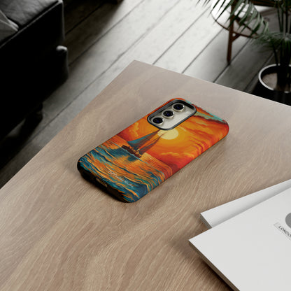 "Sailboat Sunset" - Tough Samsung Cases