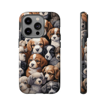 "Puppy Pile" Cuddles Phone Case -Tough Cases