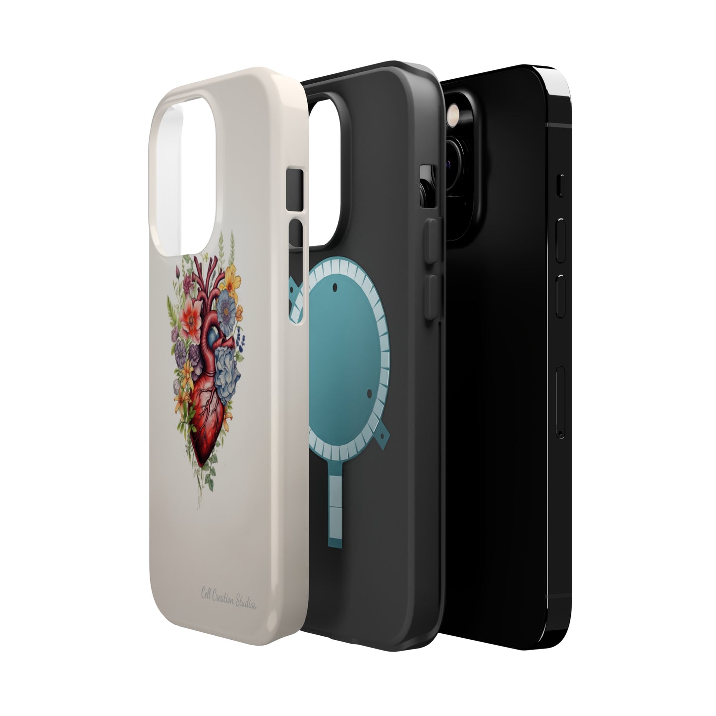 "Blooming Hearts" -MagSafe Tough iPhone Cases