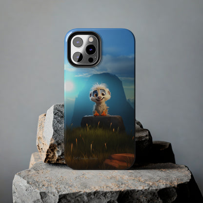 Introducing the "Mountain Explorer Buddy" Cell Phone Case – Embark on Adventures with an Animated Cute Animal -Tough Phone Cases