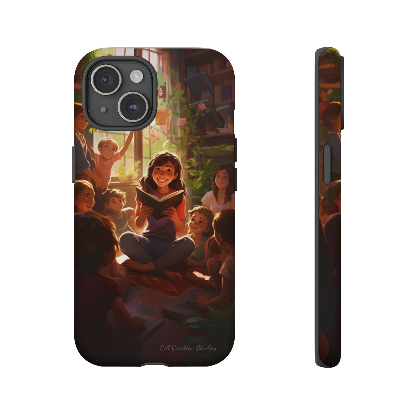 Introducing the "Inspiring Teacher's Tale" Cell Phone Case – Capture the Joy of Storytime -Tough Cases