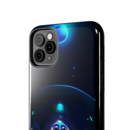 The "Cosmic Cruising Bored Alien" Phone Case-Tough Phone Cases