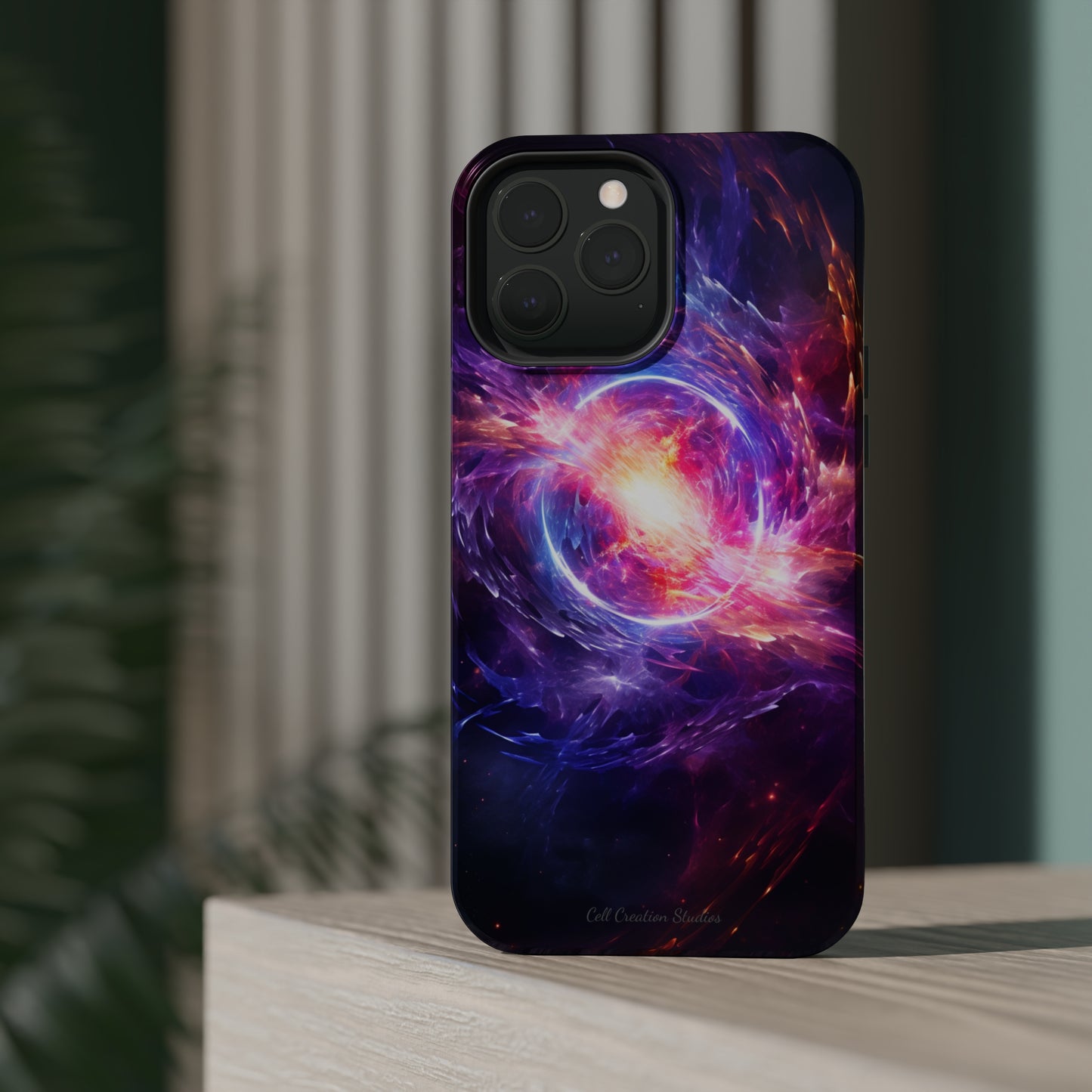 Introducing the "Celestial Explosion" Cell Phone Case – Witness the Drama of a Neutron Star Explosion! -MagSafe Tough Cases