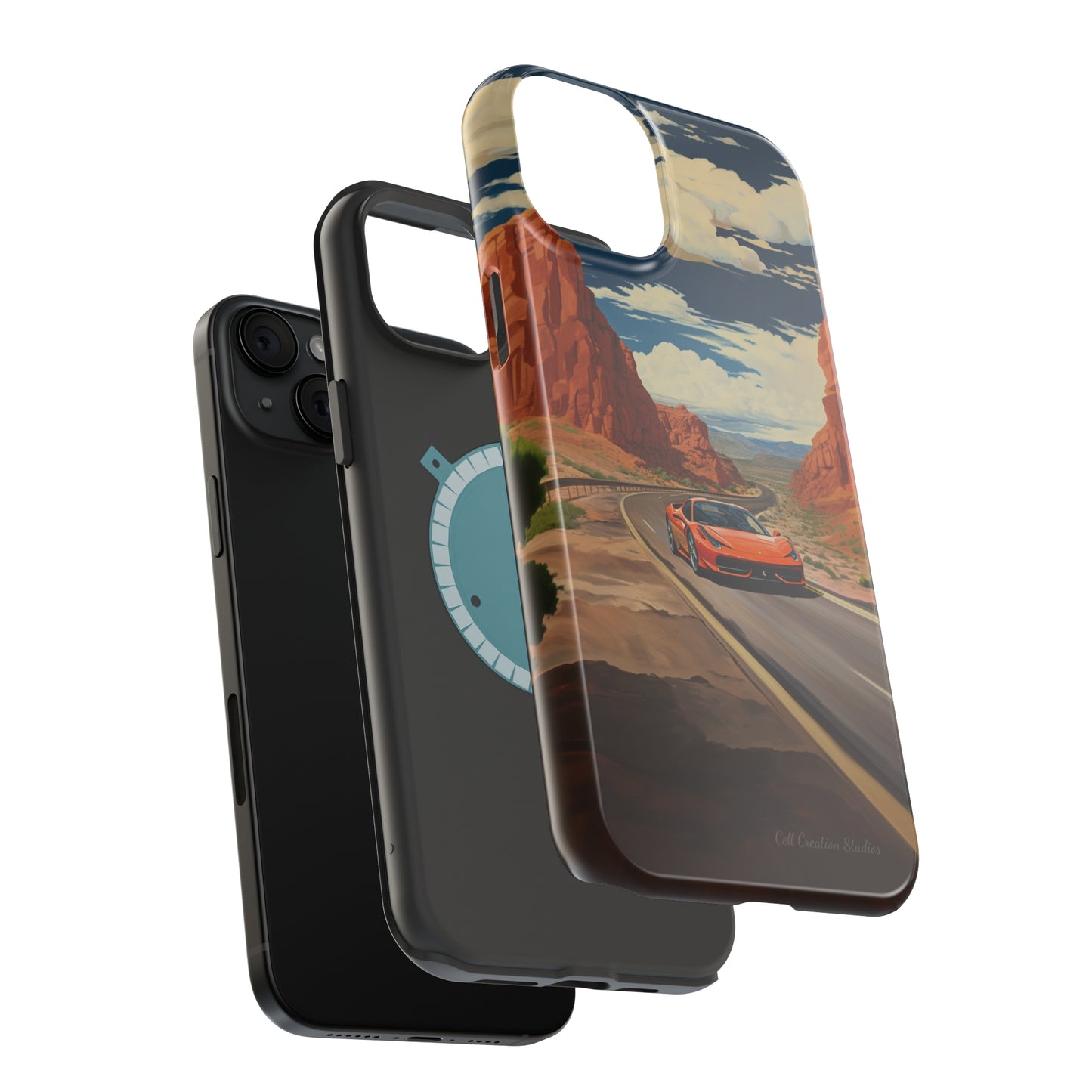 "Desert Racer Ferrari Edition" -MagSafe Tough iPhone Cases