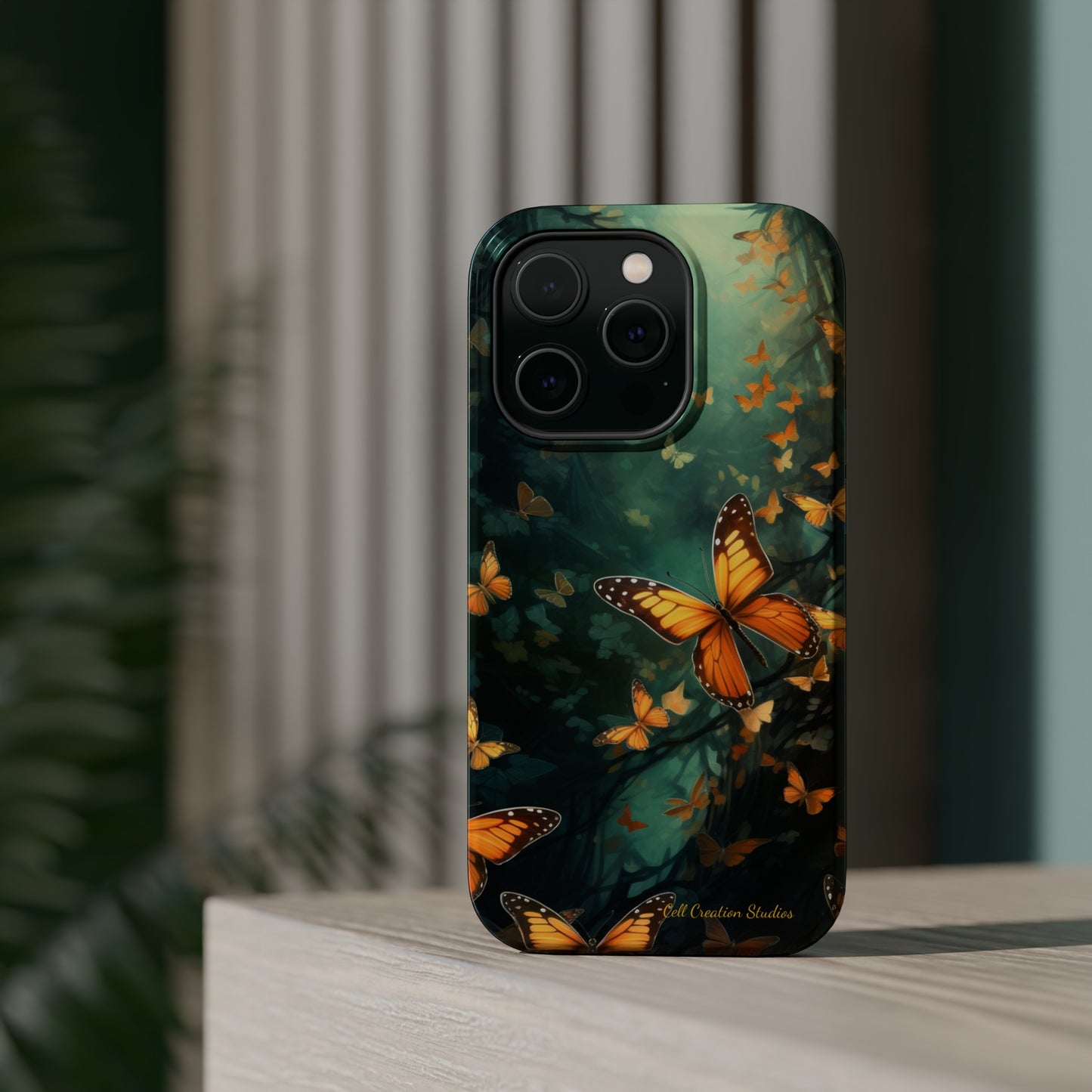 Introducing the "Butterfly Symphony" Cell Phone Case – Embrace the Dance of Nature! -MagSafe Tough Cases