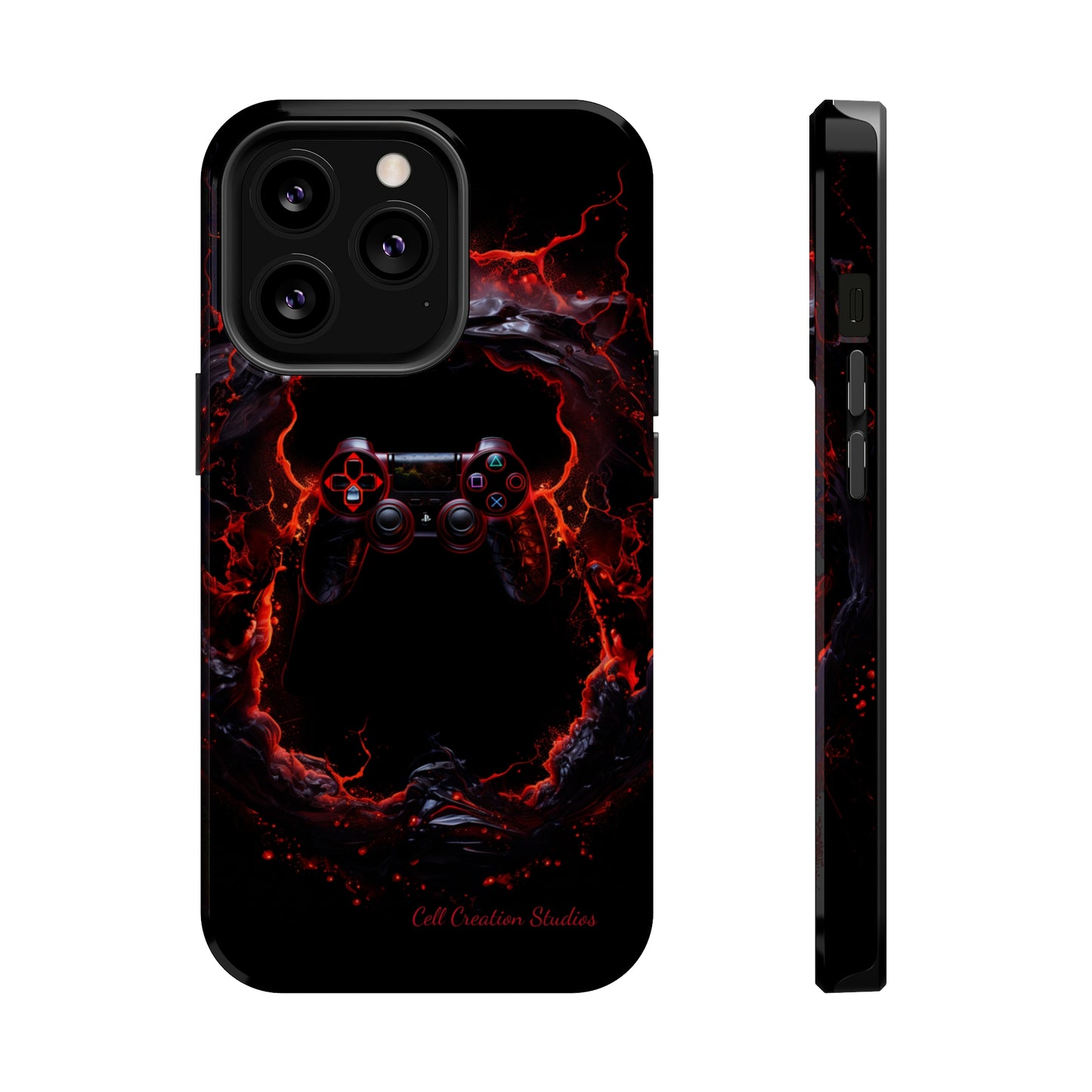 "InfernoGamer Plasma Burst" -MagSafe Tough iPhone Cases