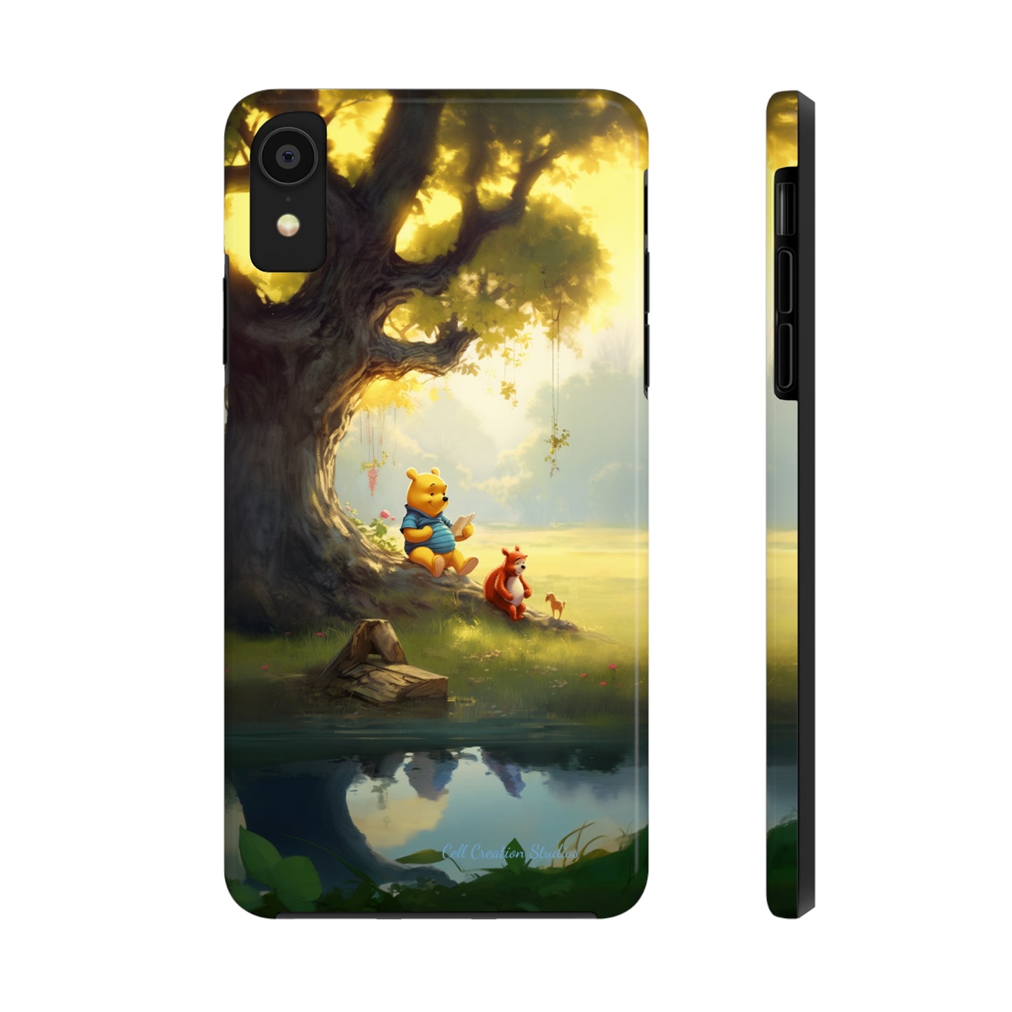 Introducing the "Winnie-The-Pooh Storytime" Cell Phone Case – A Nostalgic Journey with Friends -Tough Phone Cases