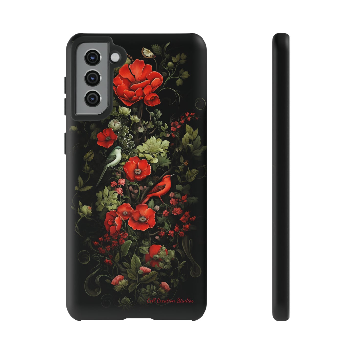 "Floral Serenade Elegance" -Tough Samsung Phone Cases