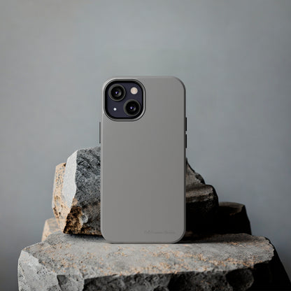 "Sleek Silver Essence" -Tough iPhone Cases