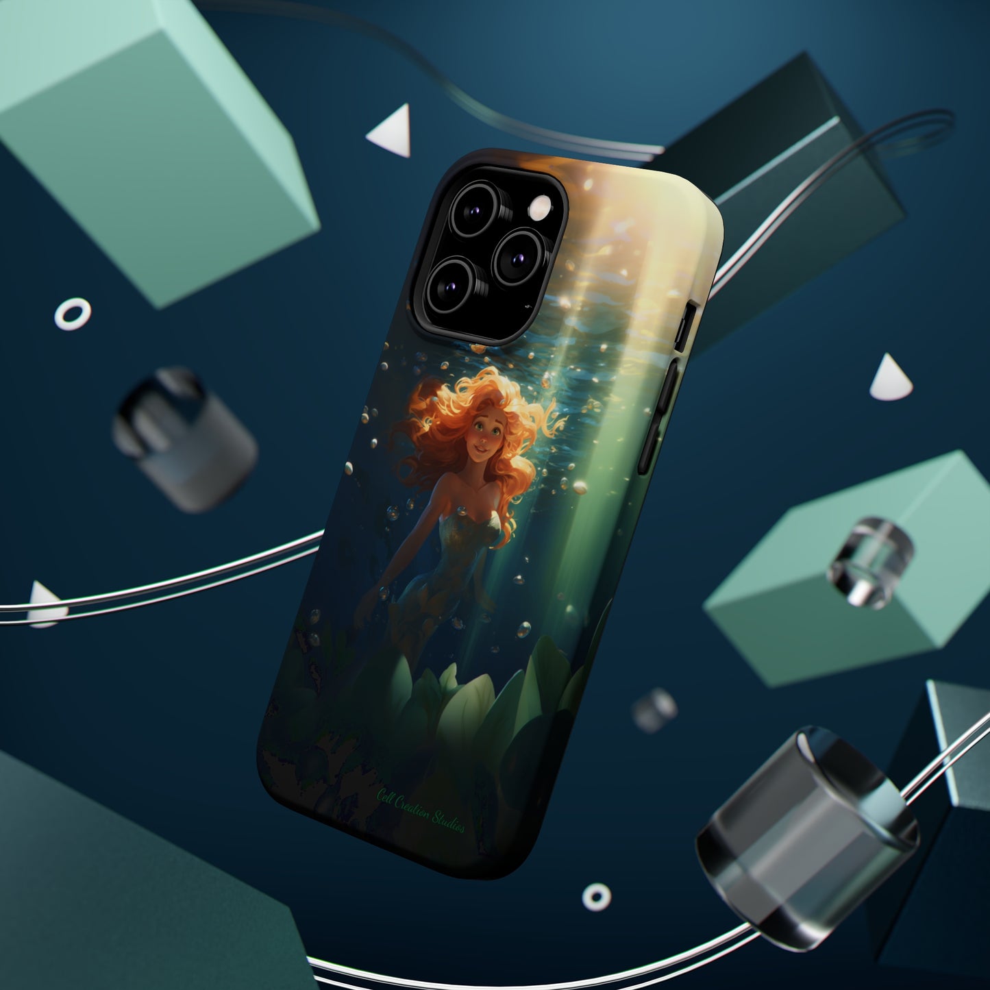 Dive into Enchantment with Our "Ariel Little Mermaid" Phone Case -MagSafe Tough Cases
