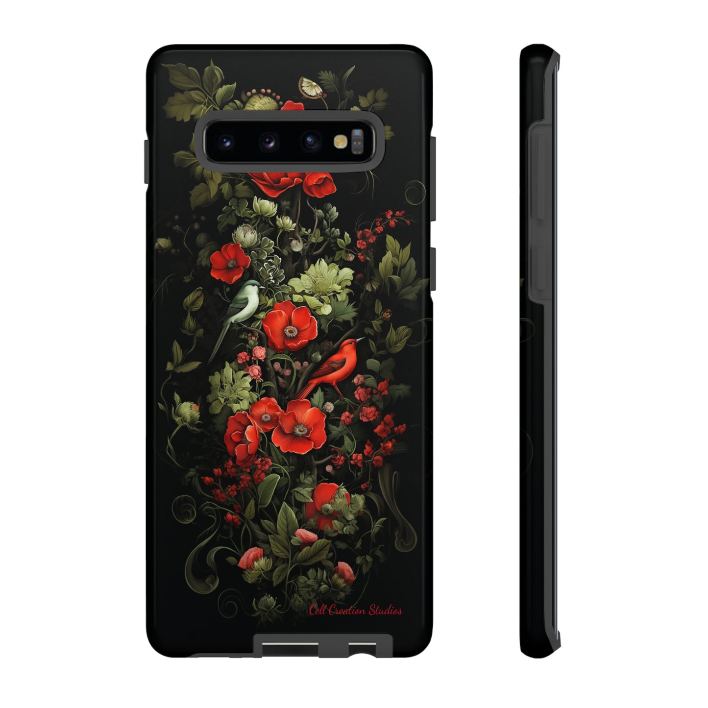 "Floral Serenade Elegance" -Tough Samsung Phone Cases