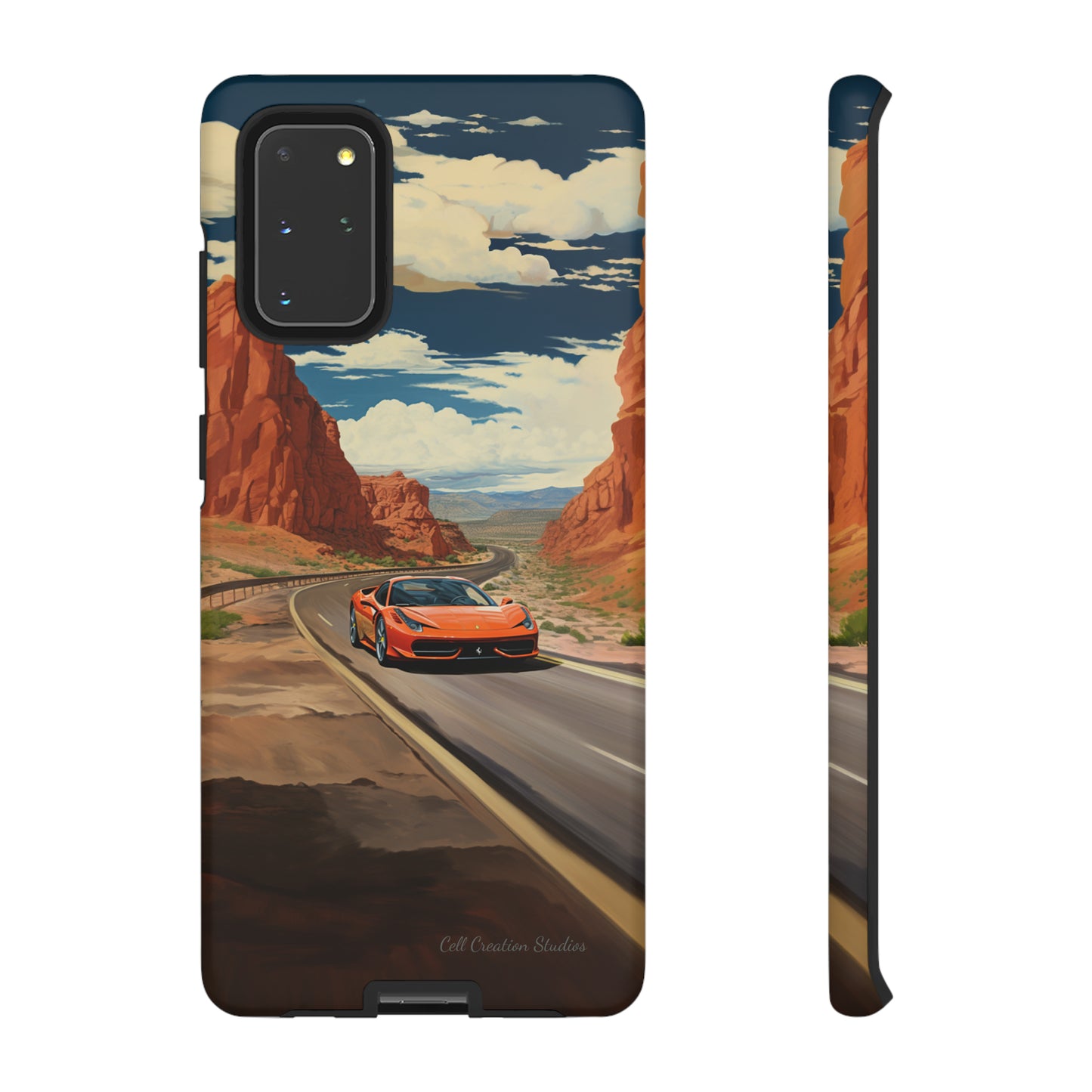 "Desert Racer Ferrari Edition" -Tough Samsung Phone Cases