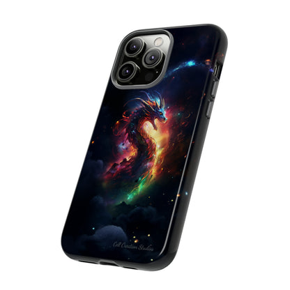 "Cosmic Dragon Unleashed" -Tough iPhone Cases