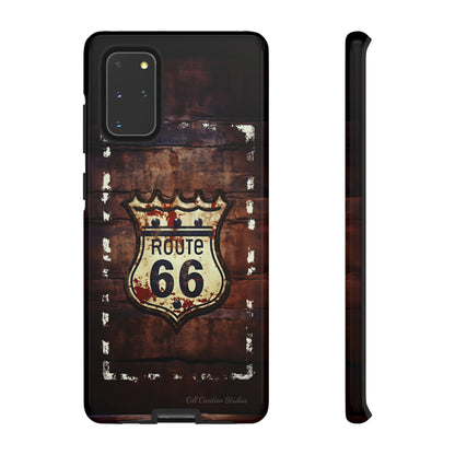 "Retro Route 66" Phone Case -Tough Cases