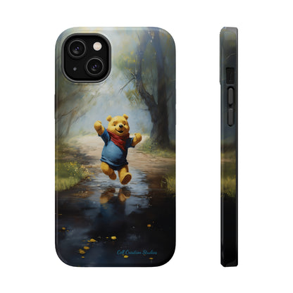 Introducing the "Winnie-The-Pooh Puddle Splash" Cell Phone Case – A Splash of Nostalgic Fun -MagSafe Tough Cases