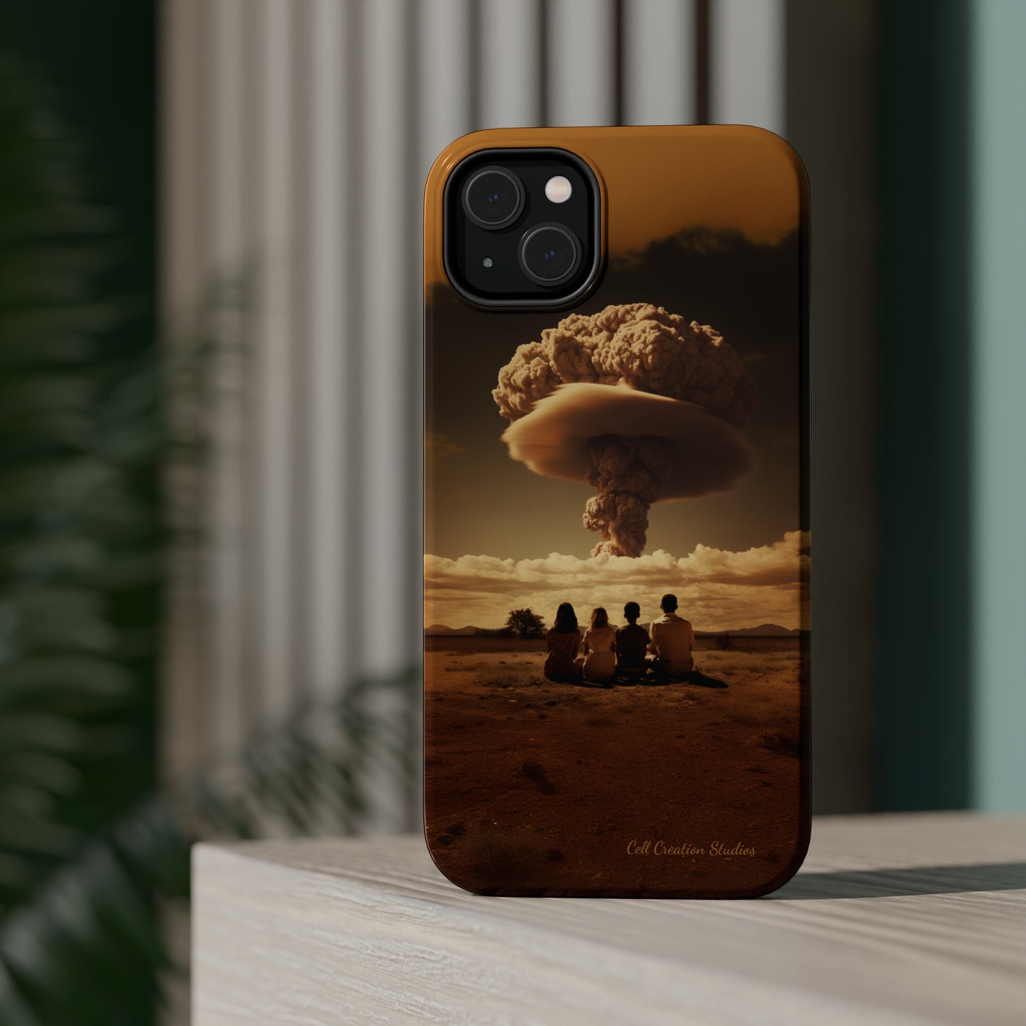 Introducing our "Skywatchers" Cell Phone Case - A Thought-Provoking Design -MagSafe Tough Cases