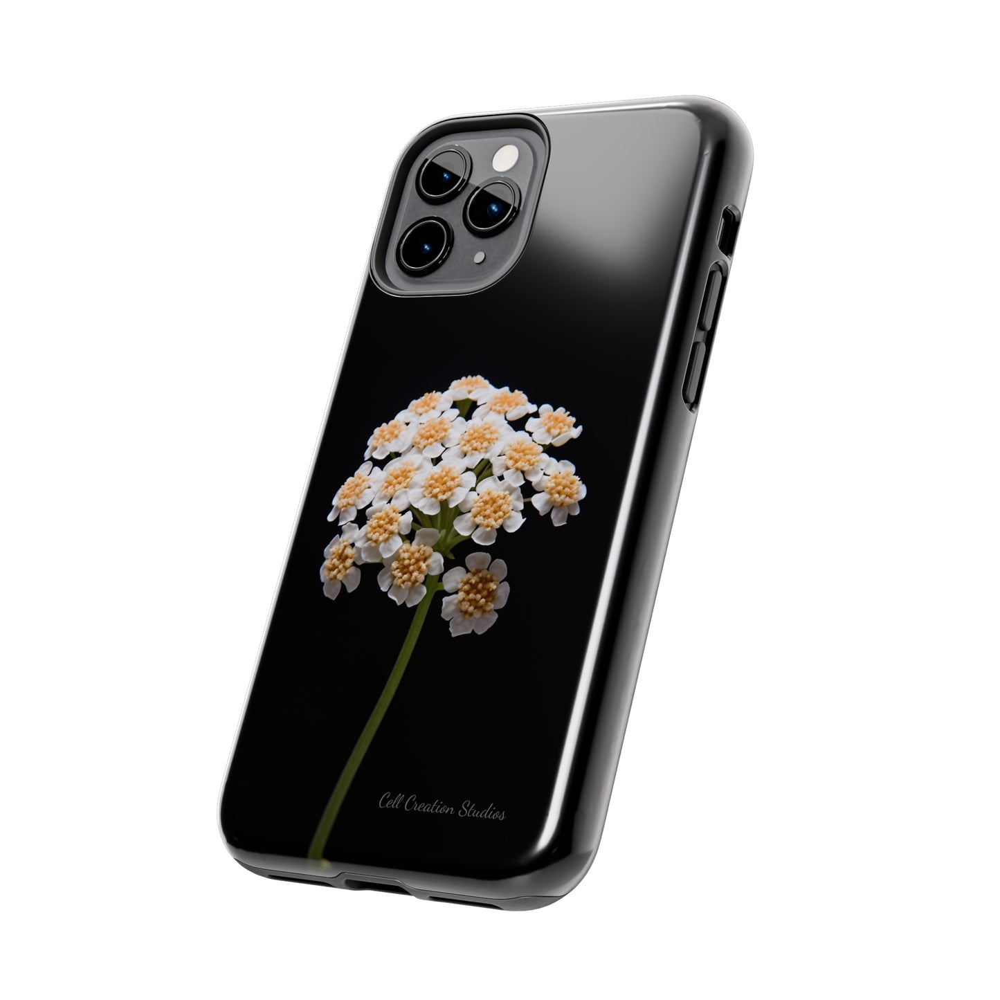 "Elegant Yarrow Bloom" Phone Case -Tough Phone Cases