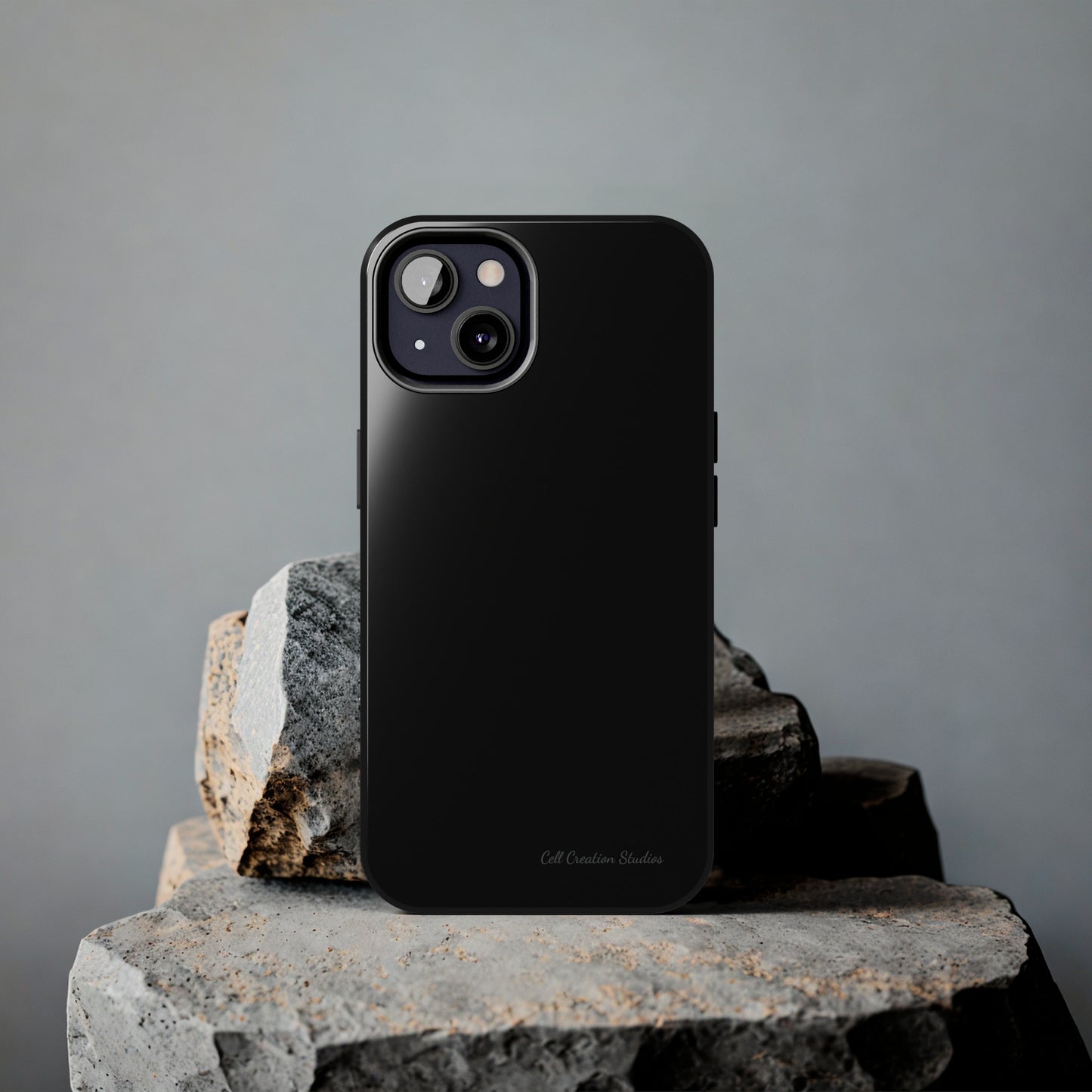 "Stealth Black Defender" -Tough iPhone Cases