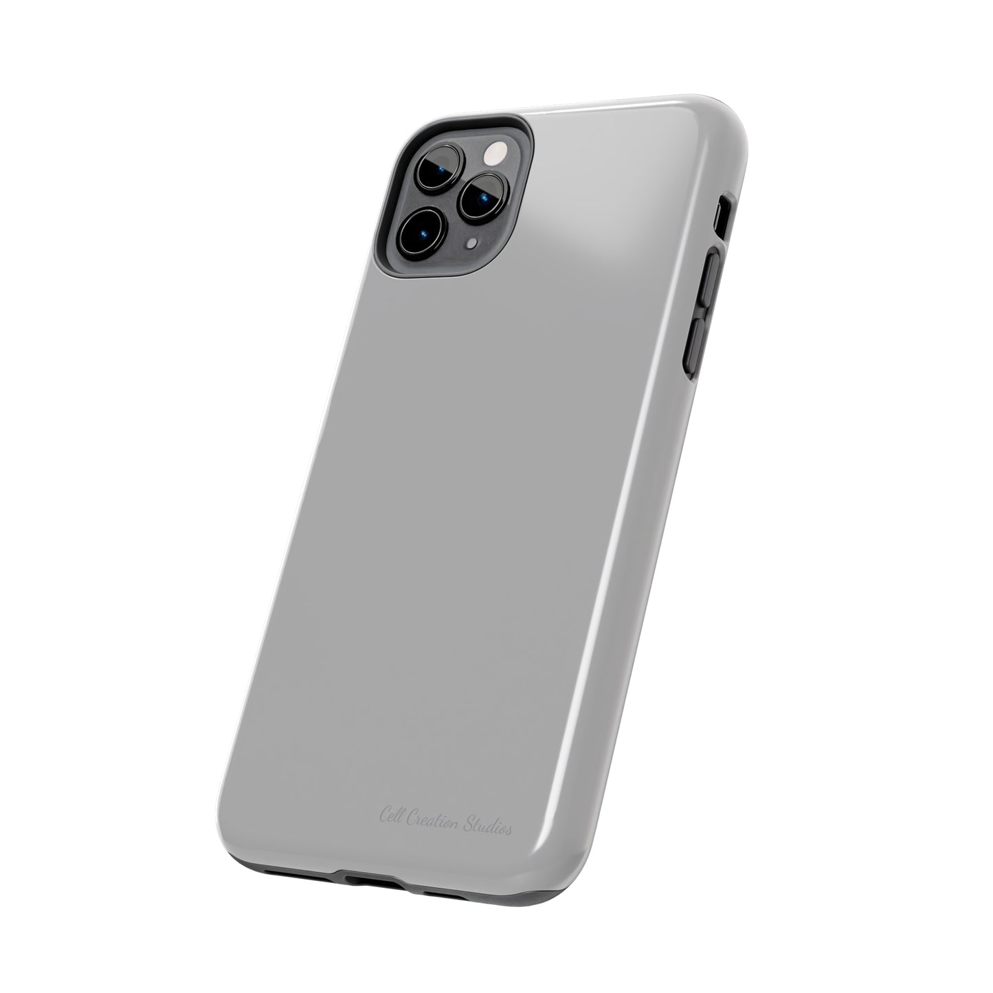 "Sleek Silver Essence" -Tough iPhone Cases