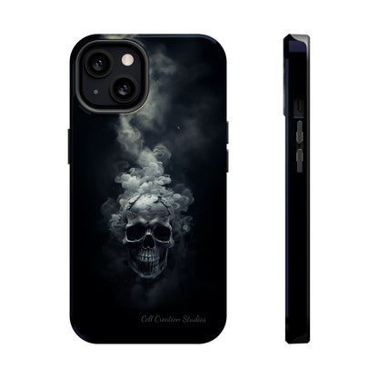 "Ethereal Skull Noir" -MagSafe Tough iPhone Cases