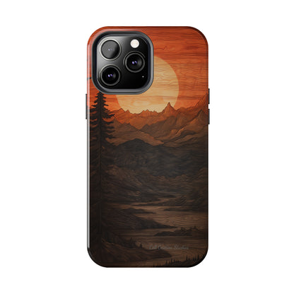 The "Sunset Mountains" Phone Case -Tough Phone Cases