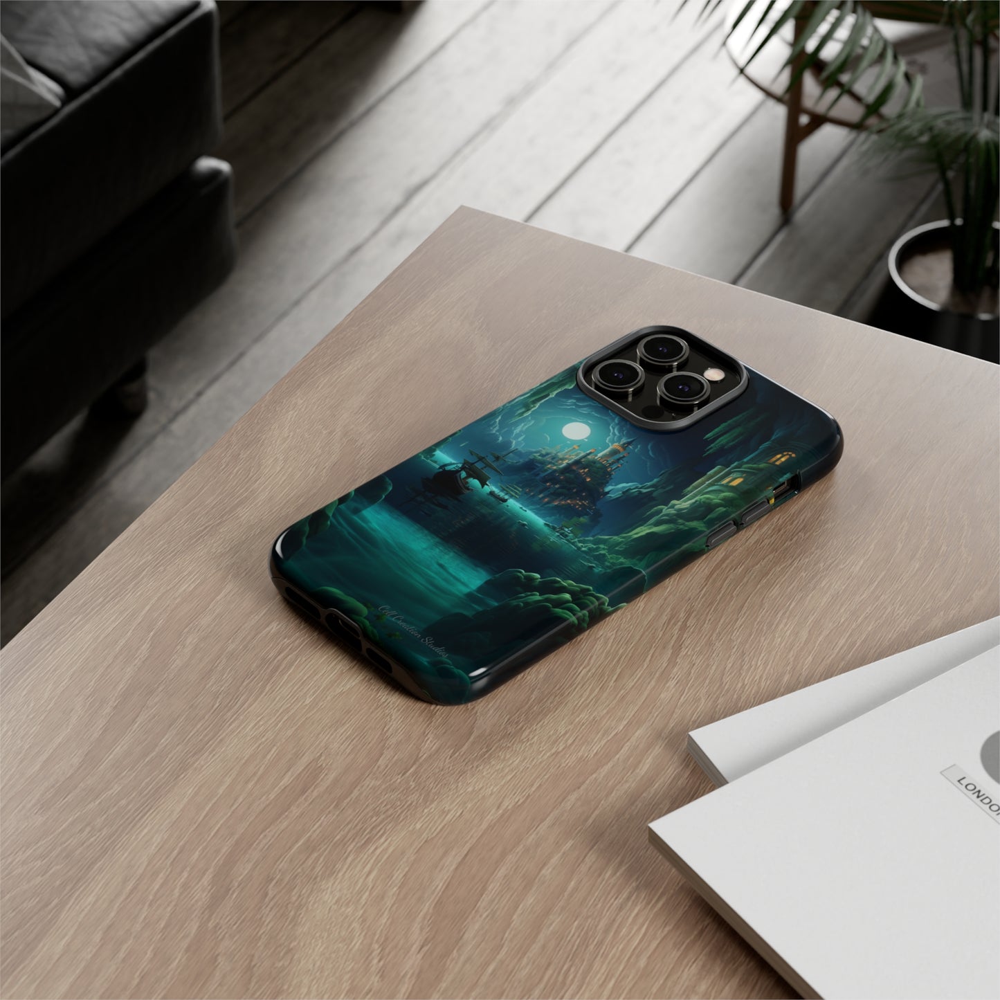 Introducing the "Moonlit Ancient City" Cell Phone Case – Explore Mysteries in the Glow of Moonlight -Tough Cases