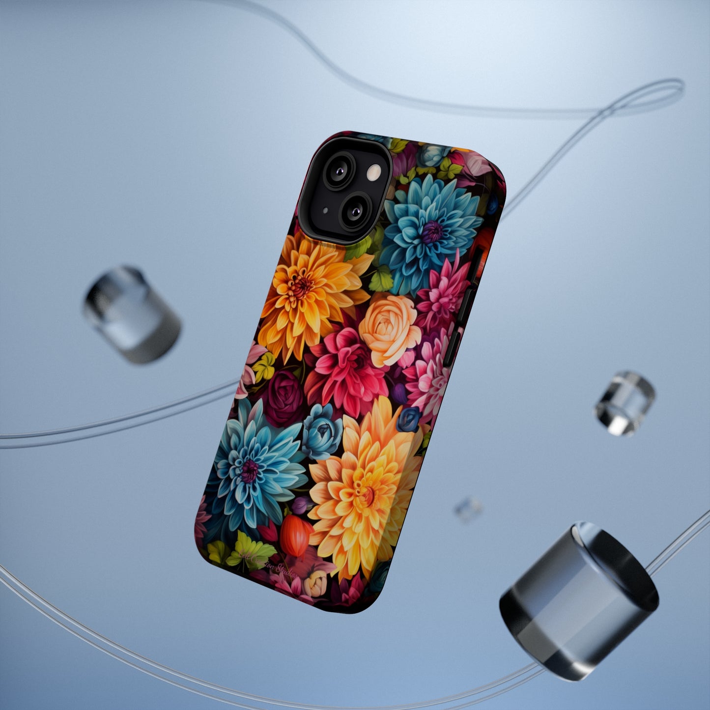 Introducing the "Floral Harmony" Cell Phone Case – Elevate Your Style with Nature's Grace -MagSafe Tough Cases