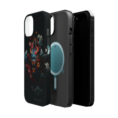 Introducing the "Japanese Dragon Majesty" Cell Phone Case – Embrace the Legend in Style -MagSafe Tough Cases