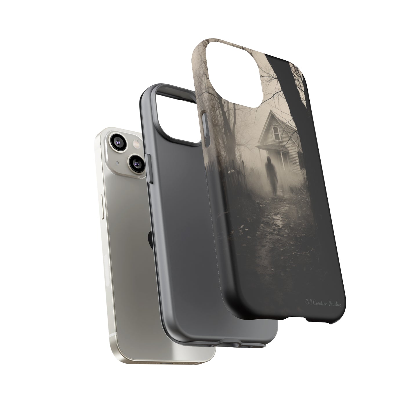 Introducing the "Ethereal Encounter" Cell Phone Case – Unveil the Mystery of the Ghostly Presence -Tough Cases