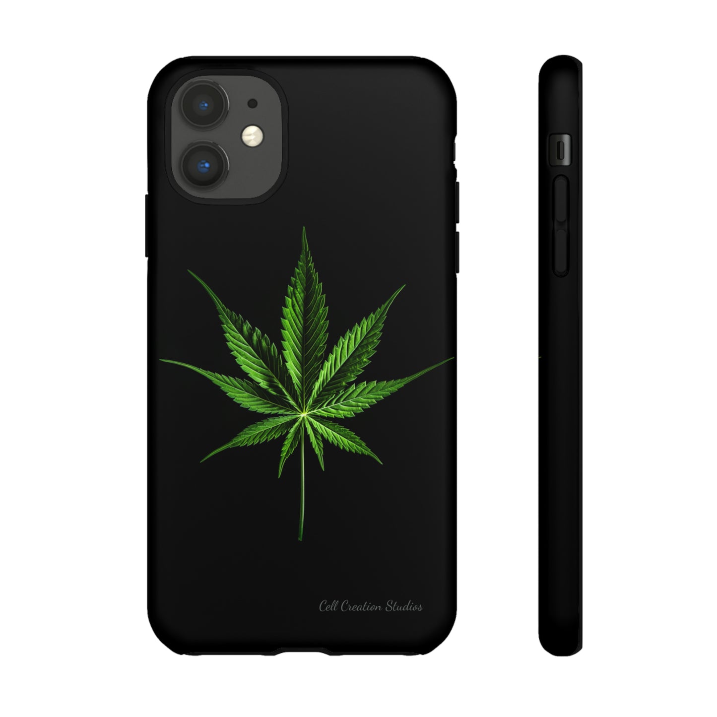 "Cannabis Chic" Marijuana Leaf Phone Case -Tough Cases