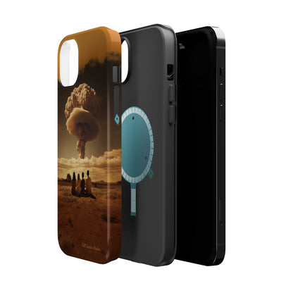 Introducing our "Skywatchers" Cell Phone Case - A Thought-Provoking Design -MagSafe Tough Cases