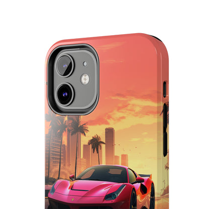 "Sunset Boulevard Ferrari Edition" -Tough iPhone Cases