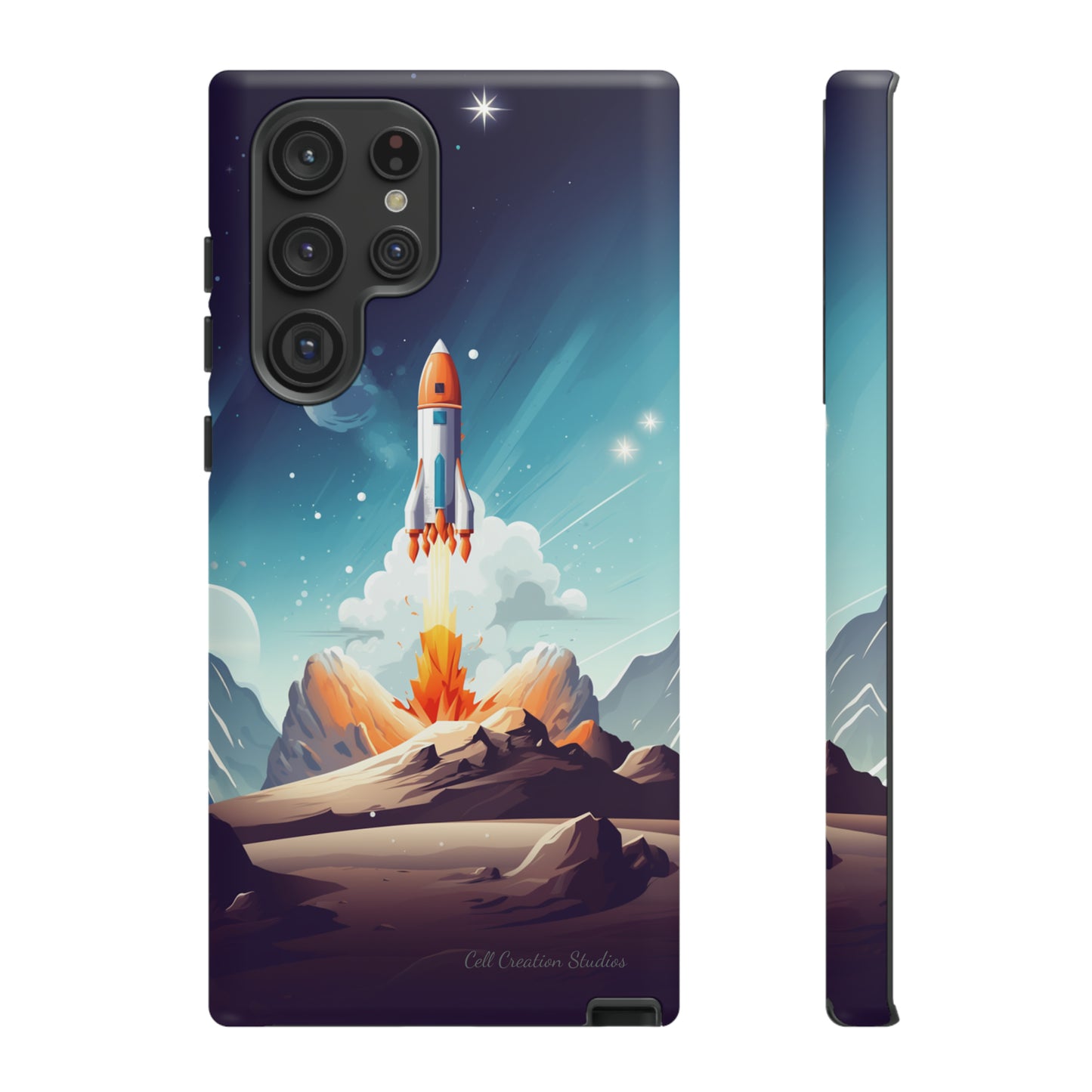 Introducing our "Galactic Odyssey" Cell Phone Case – Launch Your Device into Adventure -Tough Cases