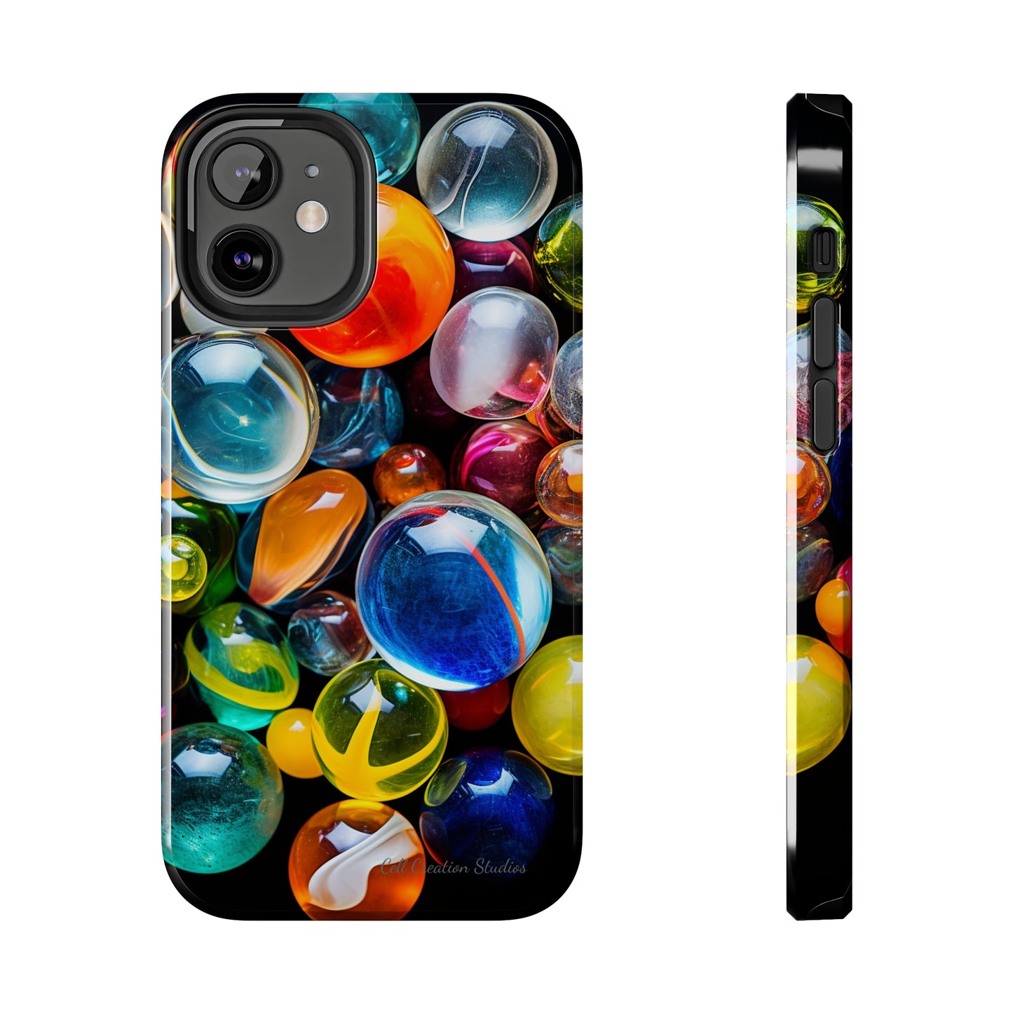 Introducing the "Vibrant Marbles Mosaic" Cell Phone Case – Carry a Kaleidoscope of Colors! -Tough Phone Cases