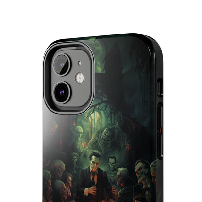 Introducing the "Ghoulish Gala" Cell Phone Case – Dracula's Halloween Soiree -Tough Phone Cases