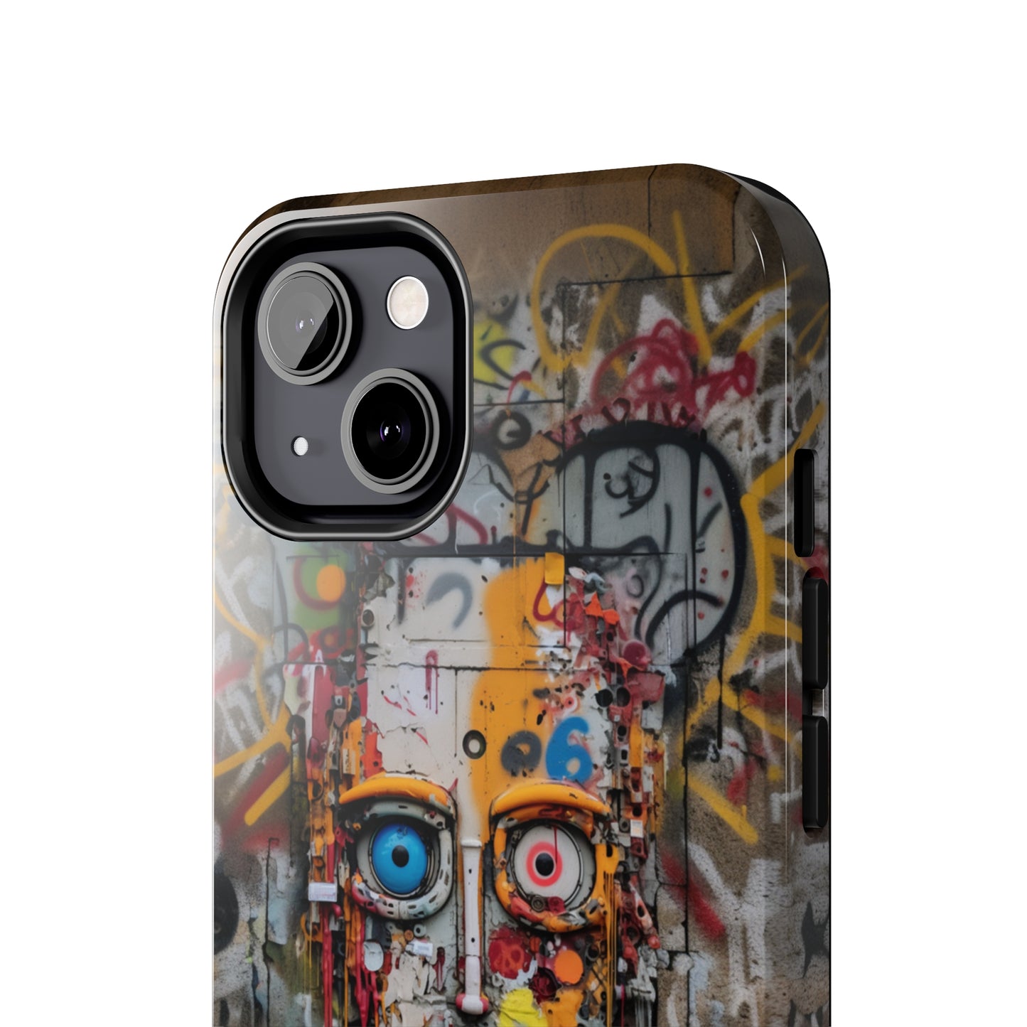 "Urban Graffiti Face" -Tough Phone Cases