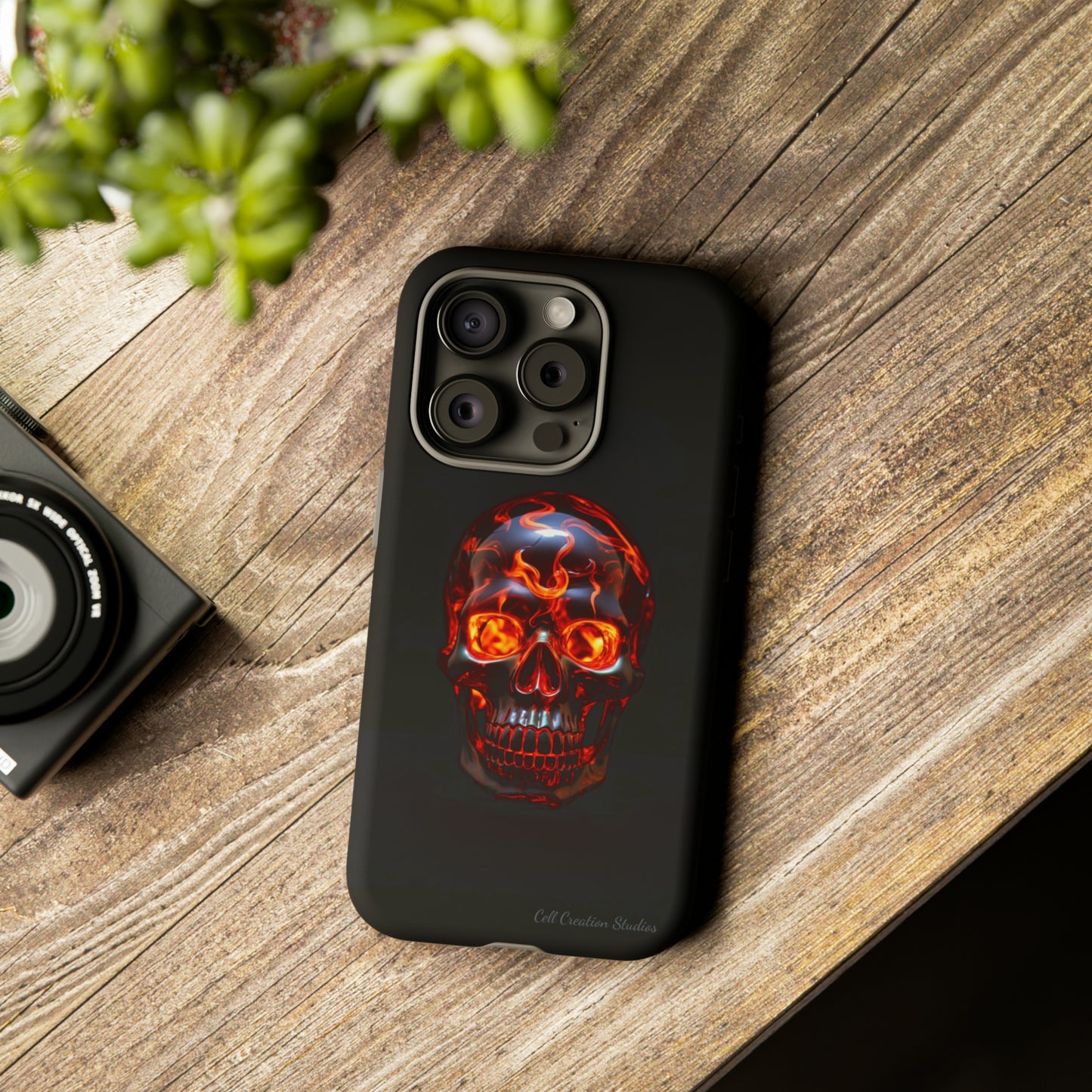 "Inferno Cranium" Phone Case -Tough Cases