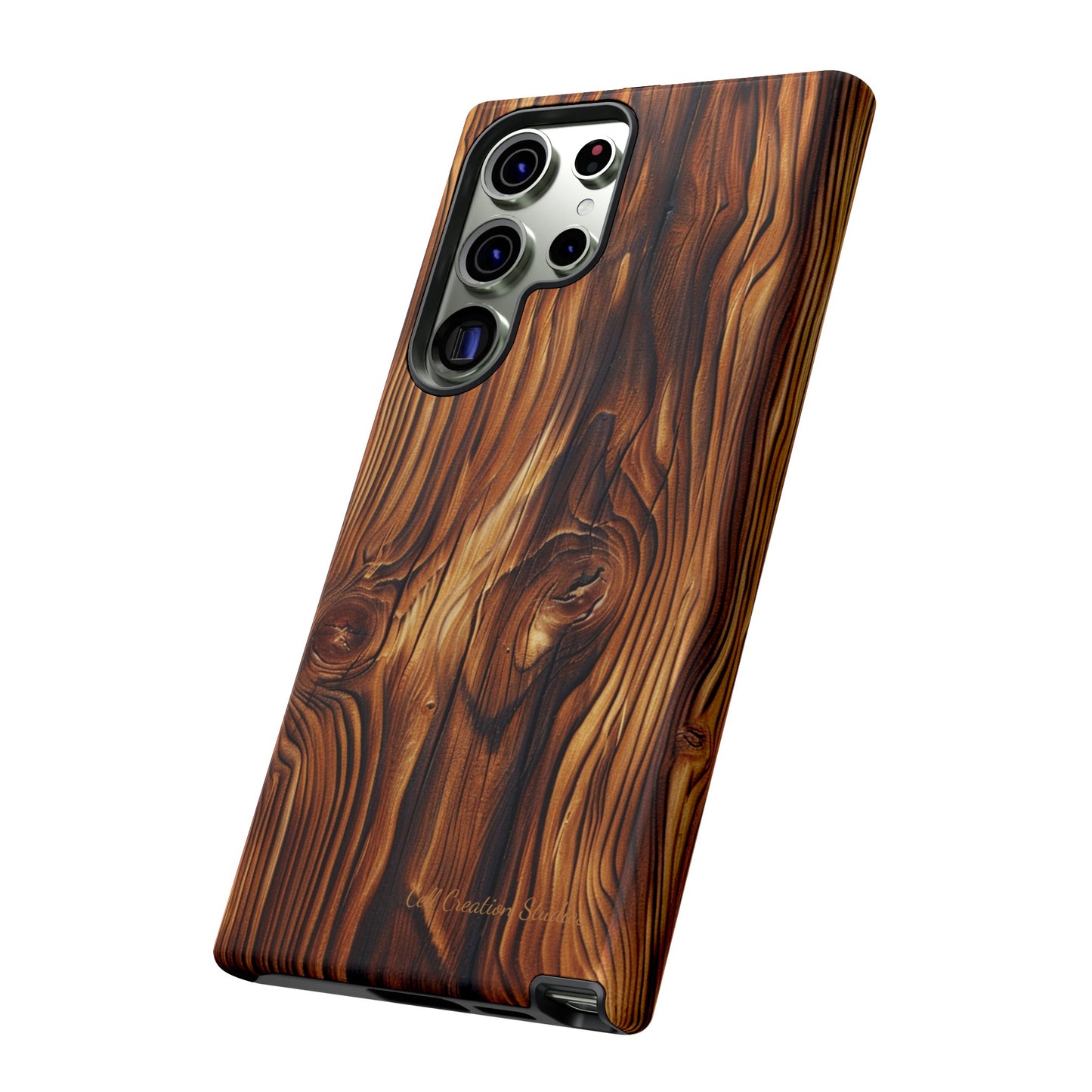 "Wood Grain Elegance" Tough Samsung Galaxy Cases