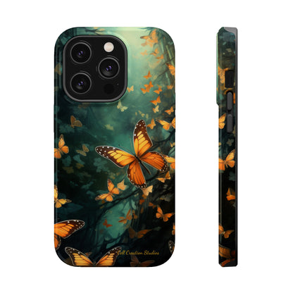 Introducing the "Butterfly Symphony" Cell Phone Case – Embrace the Dance of Nature! -MagSafe Tough Cases