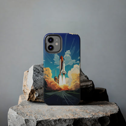 Introducing the "NASA Space Shuttle Launch" Cell Phone Case – Elevate Your Style to New Heights -Tough Phone Cases