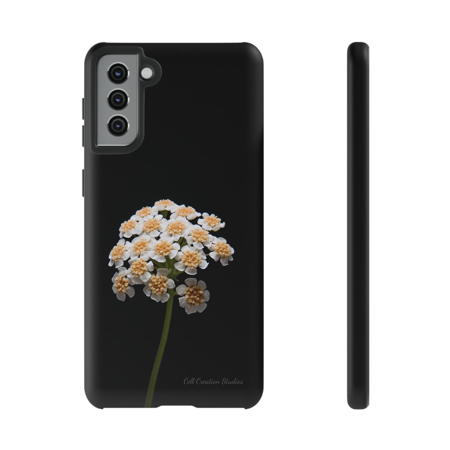 "Elegant Yarrow Bloom" -Tough Samsung Phone Cases