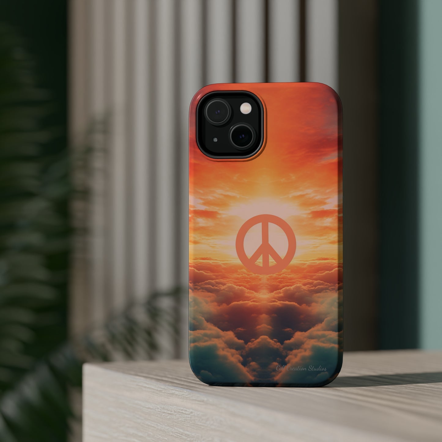 Introducing the "Sky Peace" Cell Phone Case – Carry Tranquility in Your Pocket -MagSafe Tough Cases