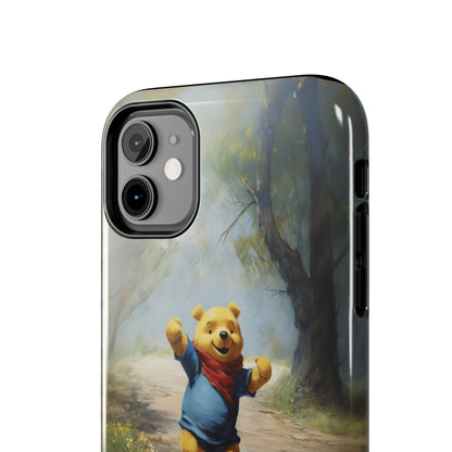 Introducing the "Winnie-The-Pooh Puddle Splash" Cell Phone Case – A Splash of Nostalgic Fun -Tough Phone Cases