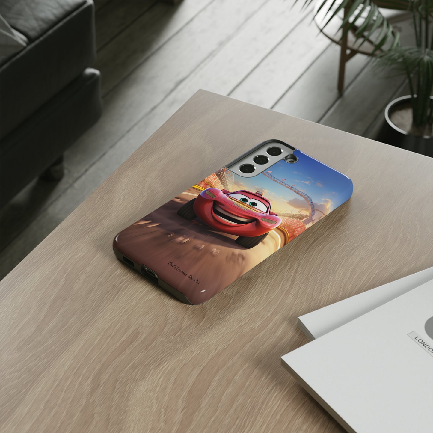The "Smiling Red Racer" Phone Case -Tough Cases