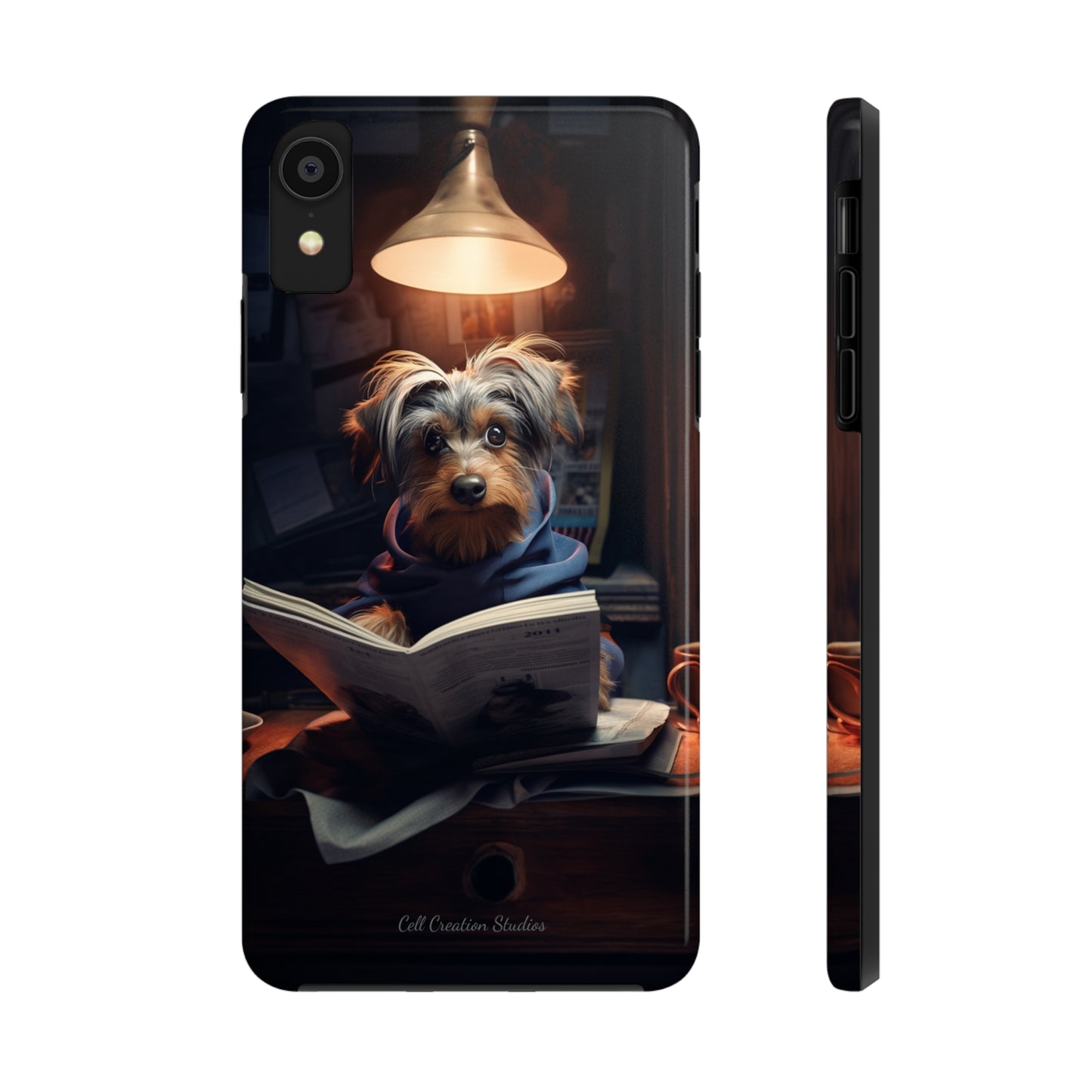 Introducing the "Canine Chronicle" Cell Phone Case – Where Tail-Wagging Tales Unfold! -Tough Phone Cases