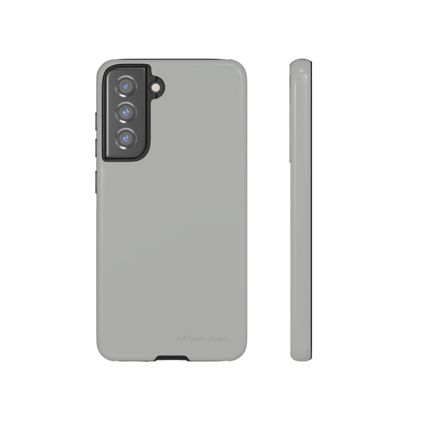 "Sleek Silver Essence" -Tough Samsung Phone Cases