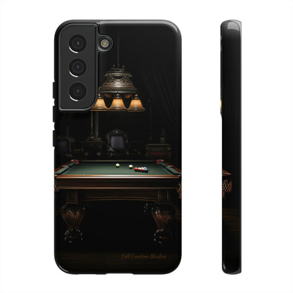 "Elevate Your Game: Pool Table-Themed Phone Case for Billiards Enthusiasts" -Tough Cases